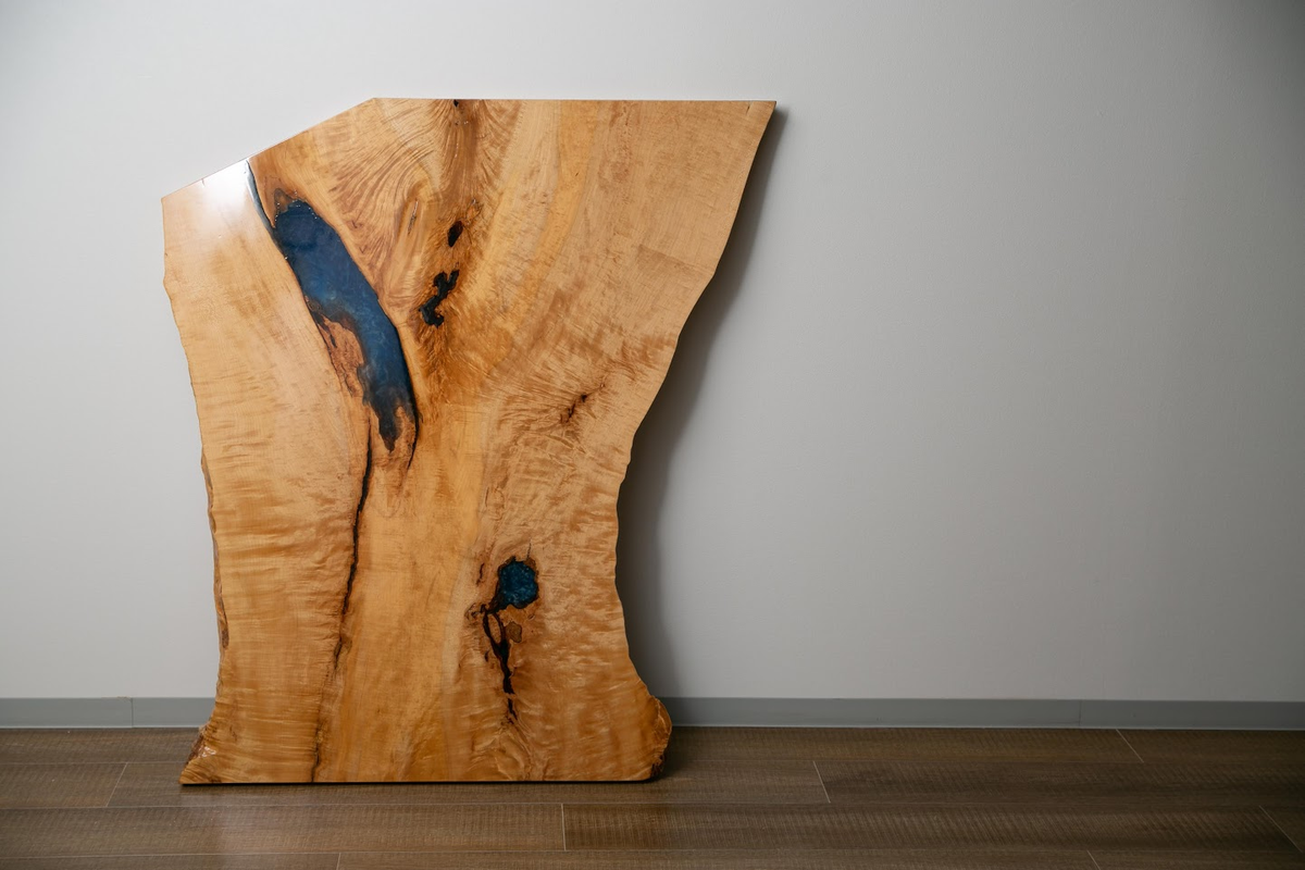 レジンテーブル栗(クリ) ブルー レジンテーブル栗(クリ) ブルー